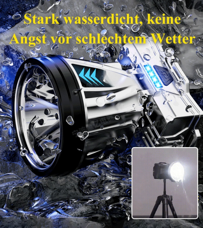 LED-Fernlichtscheinwerfer mit starkem Strahl