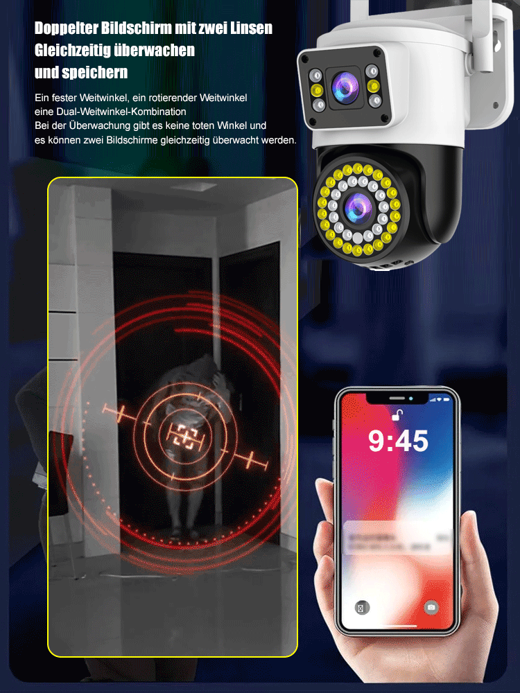 Kamera mit zwei Objektiven