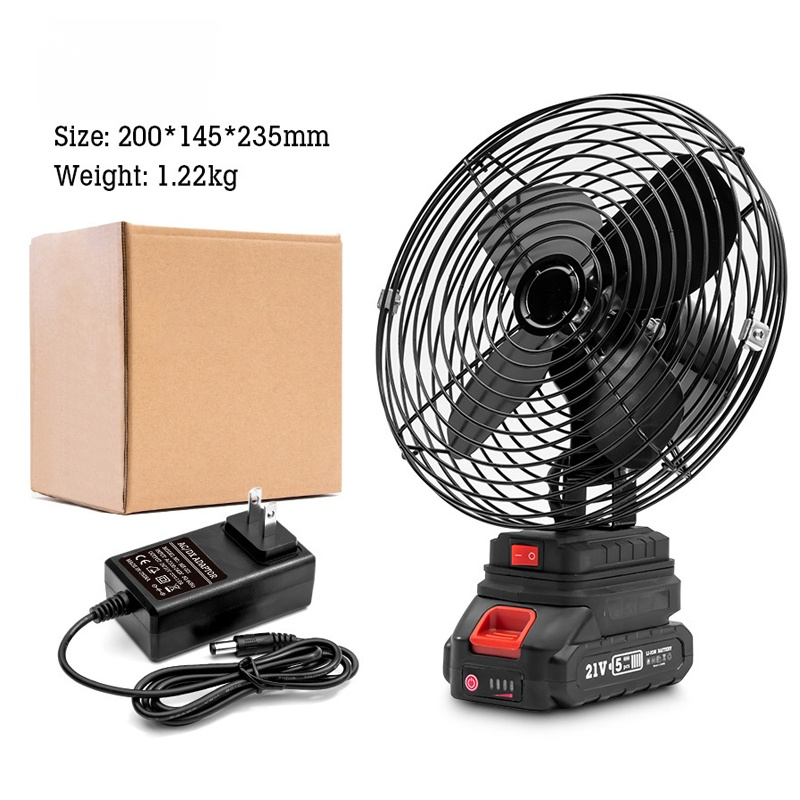 【Ultra-lange Akkulaufzeit】Kabelloser Lithium-Akku Outdoor-Multifunktionsventilator für den Hausgebra