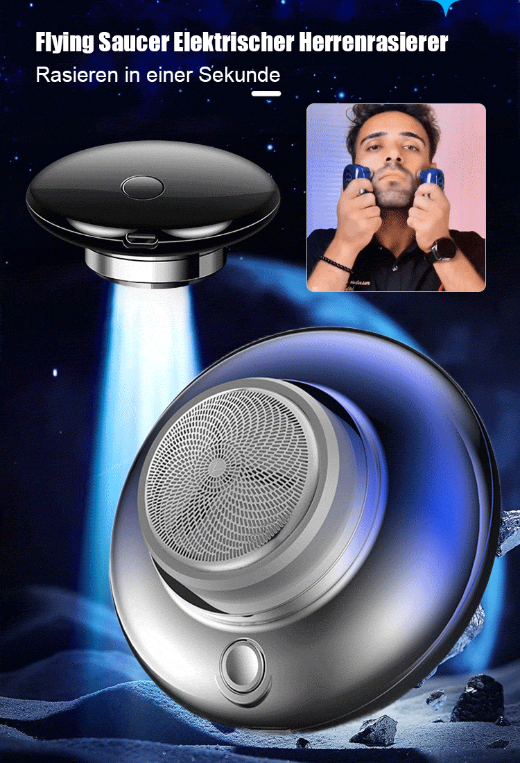Flying Saucer Elektrischer Herrenrasierer