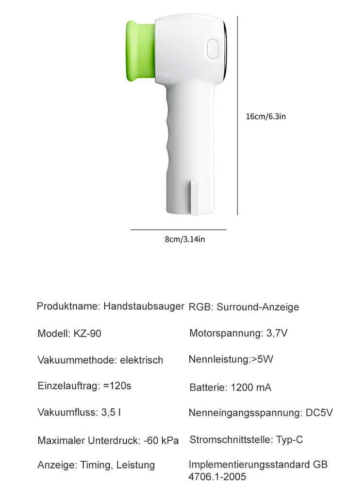Multifunktionale Handstaubsiegelmaschine für sorgenfreie Frische.
