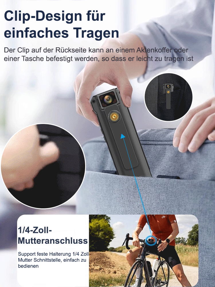 IR Nachtsicht WiFi Radfahren Sport Kamera