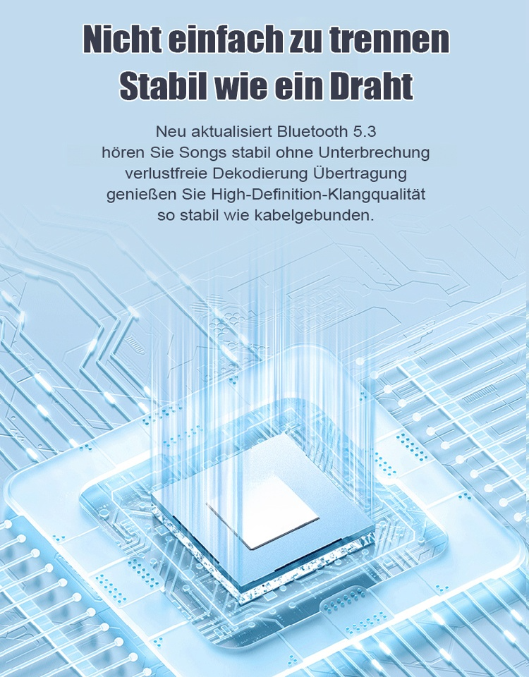 Bluetooth-Headset mit Digitalanzeige