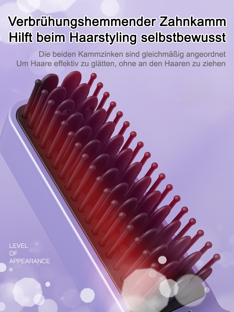 Mini tragbarer Negativ-Ionen-Haarglättungskamm