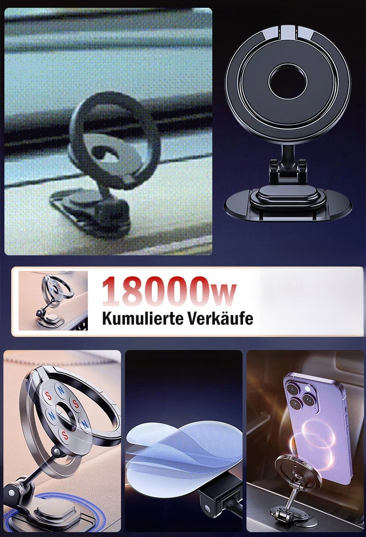 Klappbare magnetische Navigationshalterung