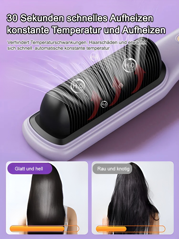 Mini tragbarer Negativ-Ionen-Haarglättungskamm