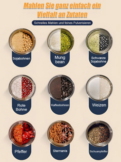 Elektrische Haushaltsmühle