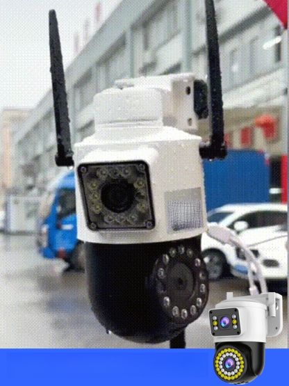 Kamera mit zwei Objektiven