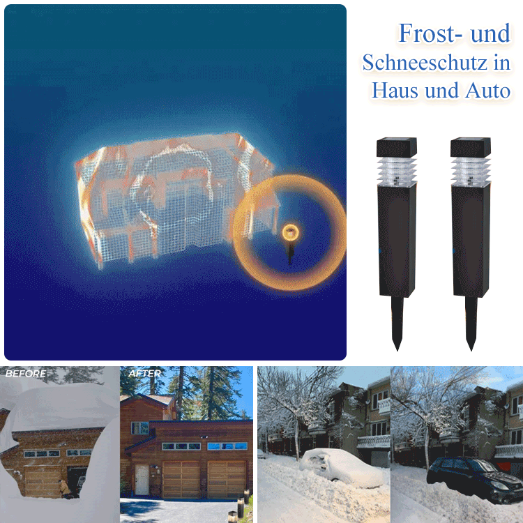 [Keine Stromkosten] Solar-Multifunktionslampe