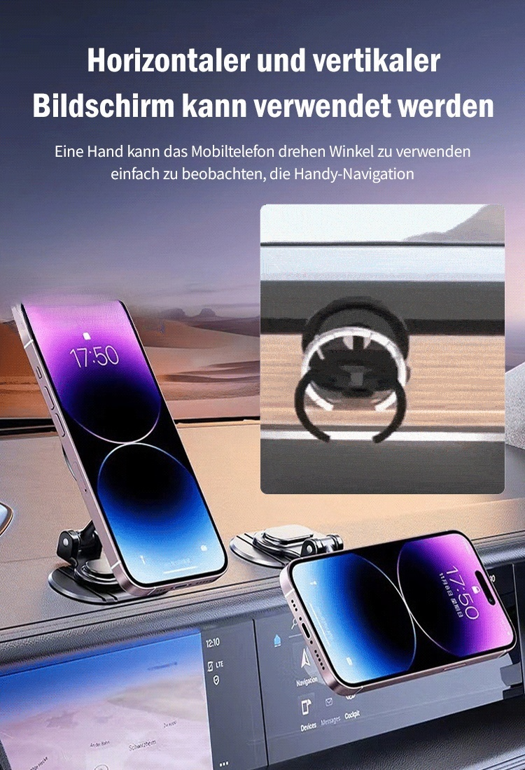 Klappbare magnetische Navigationshalterung