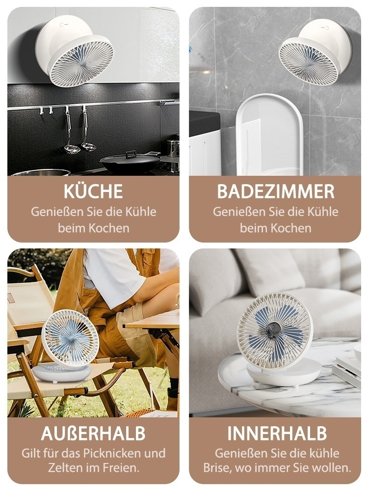 Kleiner Mehrzweck-Küchenventilator für den Heimgebrauch