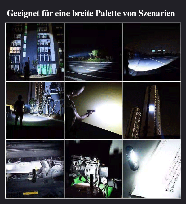 Superstarke Lichtquelle Mini-LED-Fokus-Taschenlampe