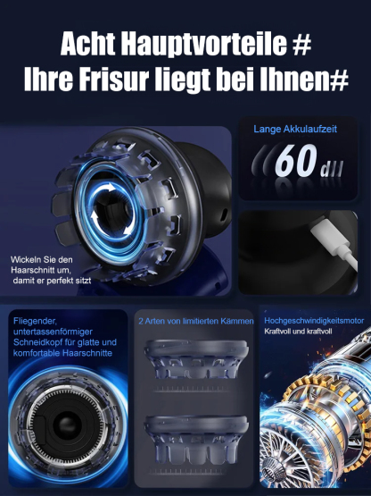 Selbstbedienungs-Haarschneidemaschine mit deutschem Schneidkopf