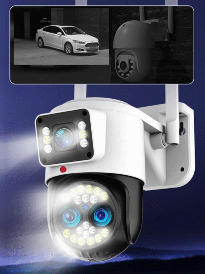 Kamera mit zwei Objektiven