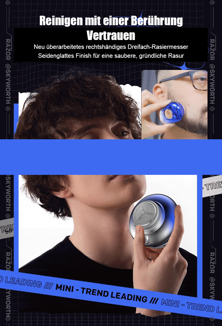 Flying Saucer Elektrischer Herrenrasierer