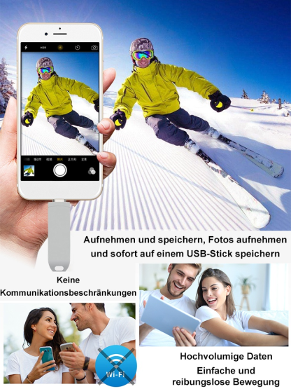 Rotierendes USB-Flash-Laufwerk aus Metall