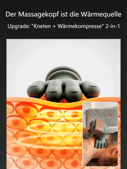 [TÜV-Zertifiziert] 6D Bionic Nackenmassagegerät mit Infrarotwärme | Note "Sehr Gut"| Von Orthopäden empfohlen | 10 Jahre Garantie 🔥