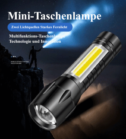 Superstarke Lichtquelle Mini-LED-Fokus-Taschenlampe