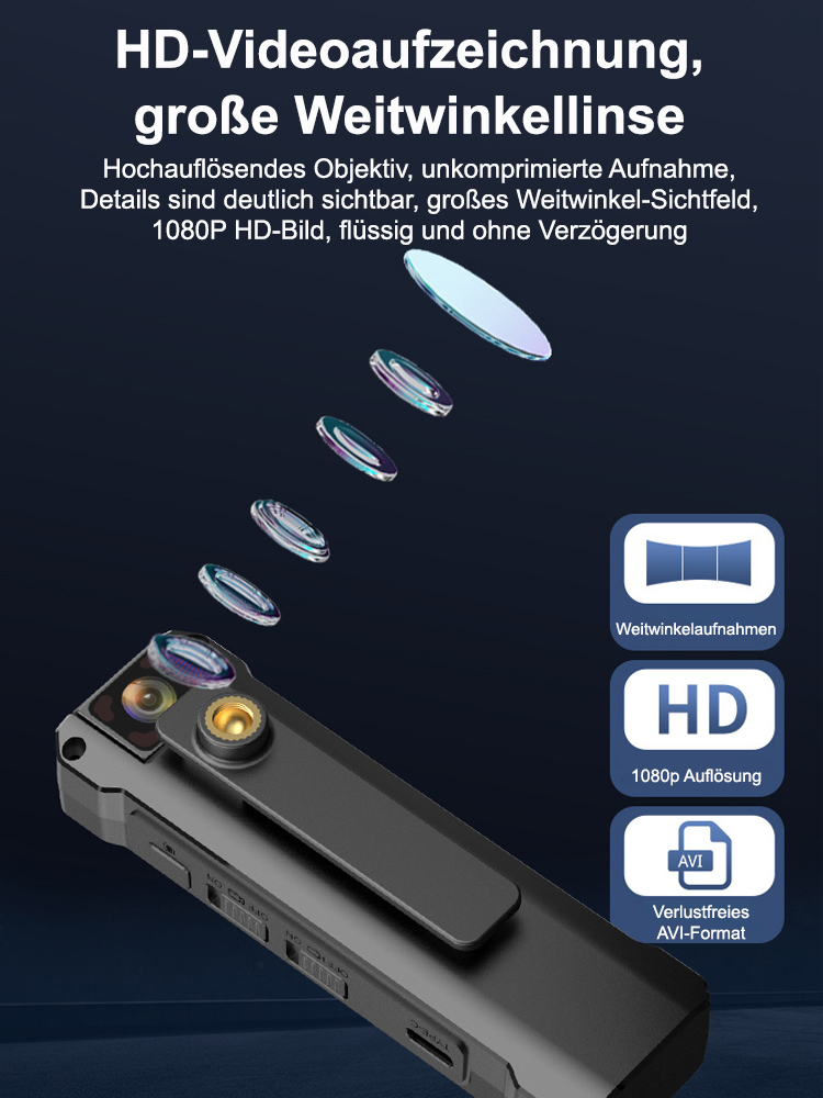 IR Nachtsicht WiFi Radfahren Sport Kamera