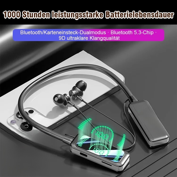 100H ununterbrochene Nackenbügel-Bluetooth-Kopfhörer 