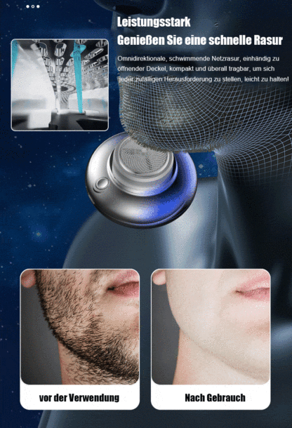 Flying Saucer Elektrischer Herrenrasierer