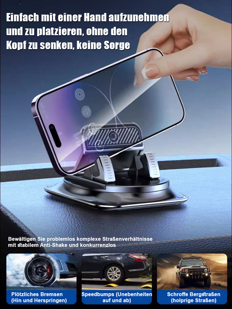 【20KG Tragkraft, kein Herunterfallen】Neu aufgerüstete Handyhalterung fürs Auto