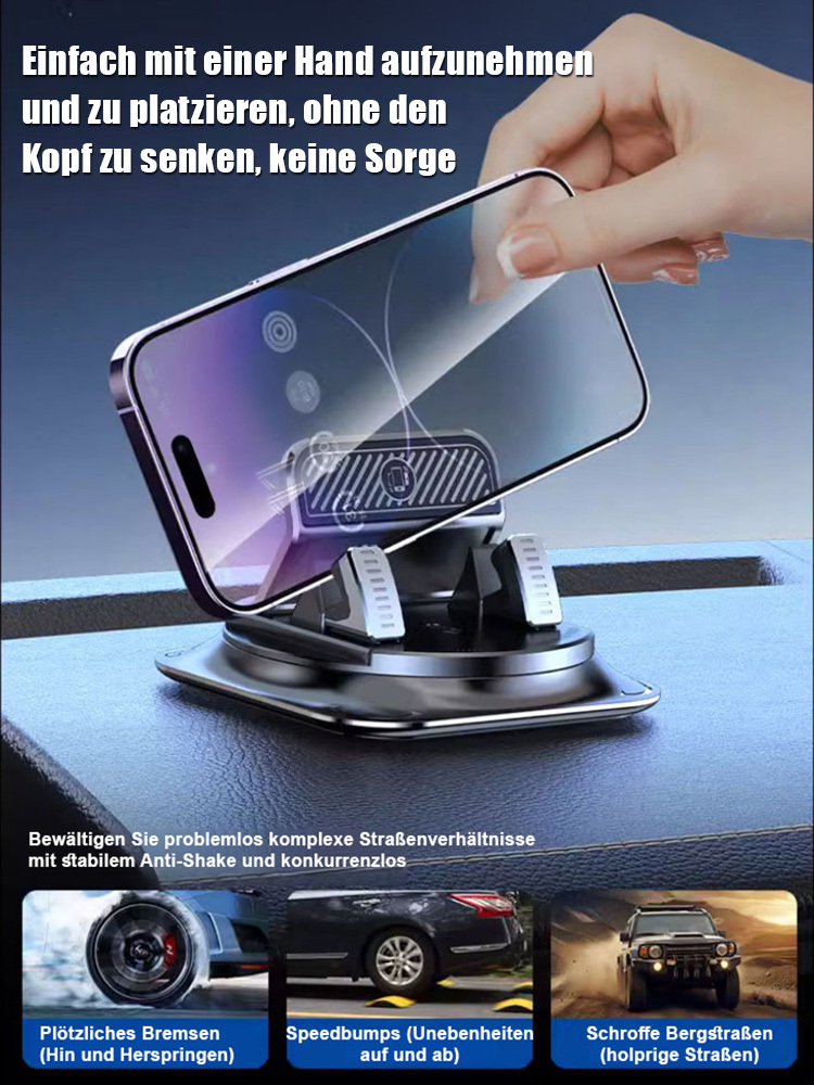 【20KG Tragkraft, kein Herunterfallen】Neu aufgerüstete Handyhalterung fürs Auto