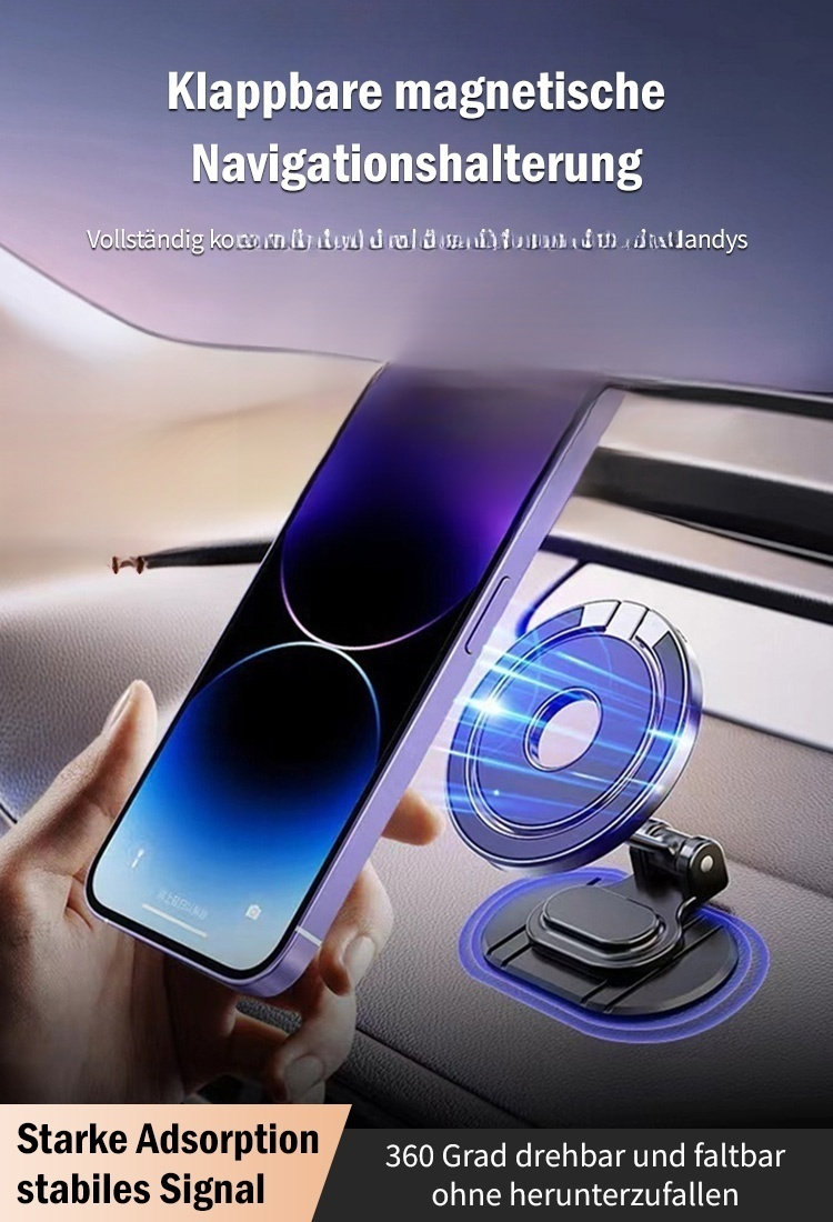 Klappbare magnetische Navigationshalterung