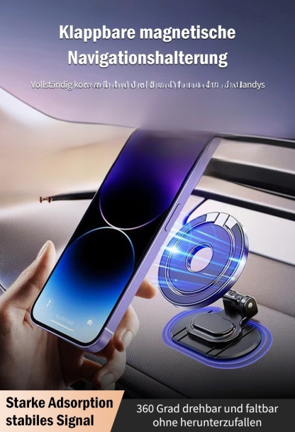Klappbare magnetische Navigationshalterung
