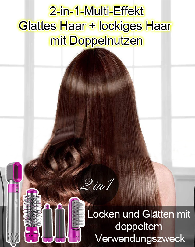 Automatische Heißluftbürste zum Locken und Glätten von Haaren