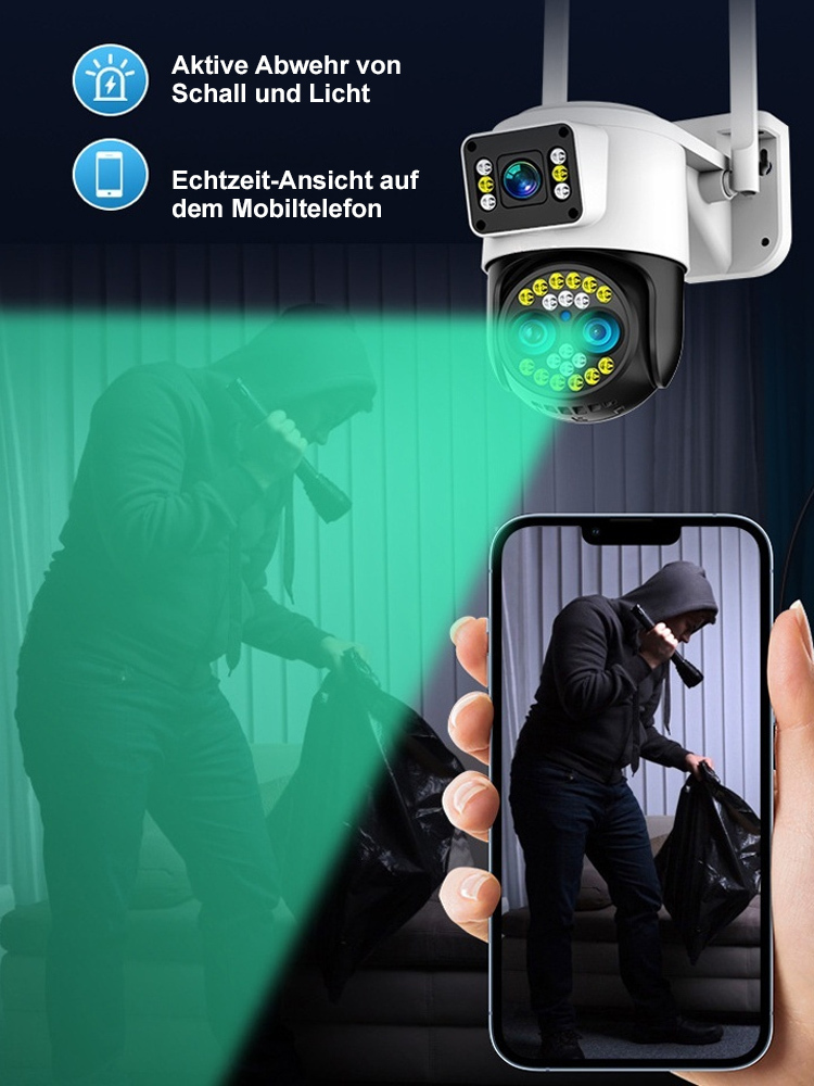 Kamera mit zwei Objektiven