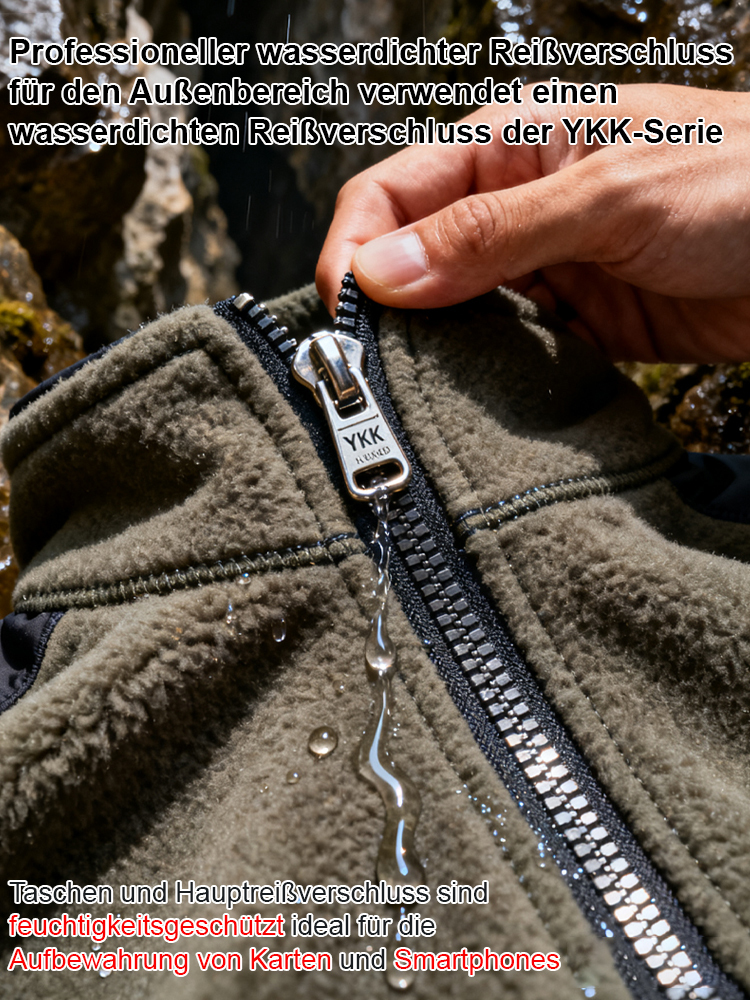 Export Norwegische einseitige doppelseitige Fleecejacke Herren