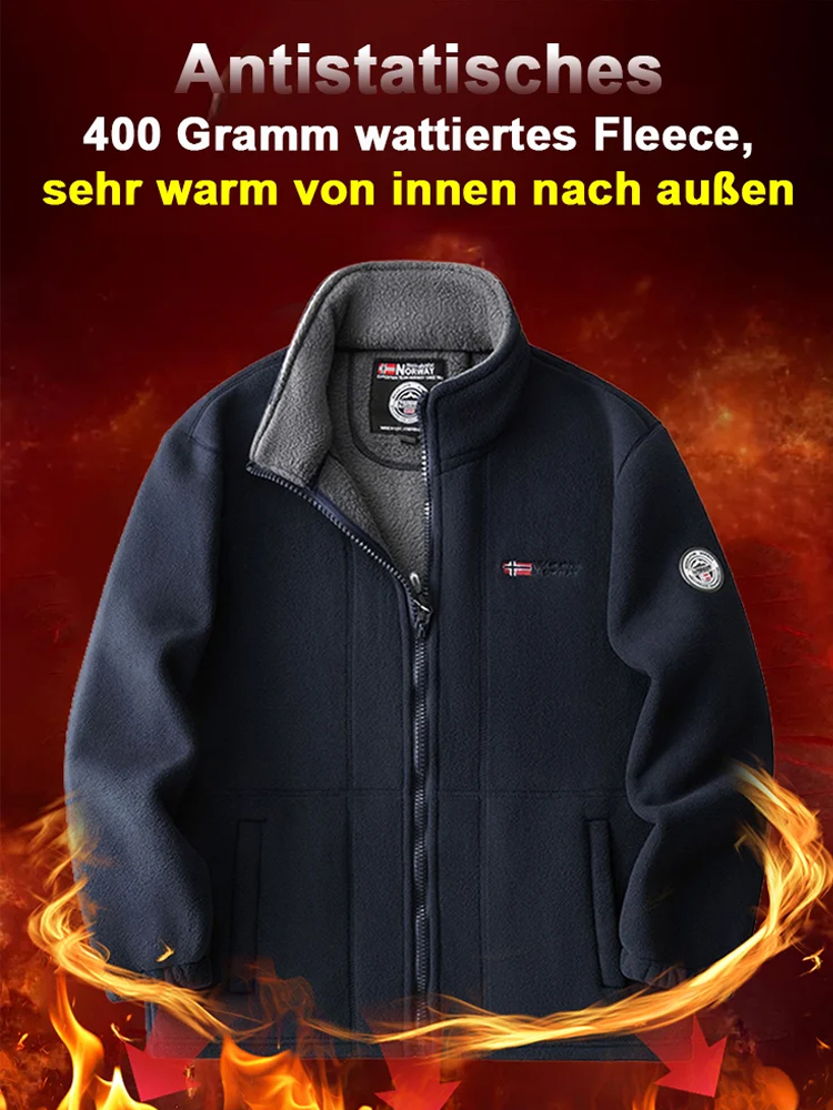 Export Norwegische einseitige doppelseitige Fleecejacke Herren