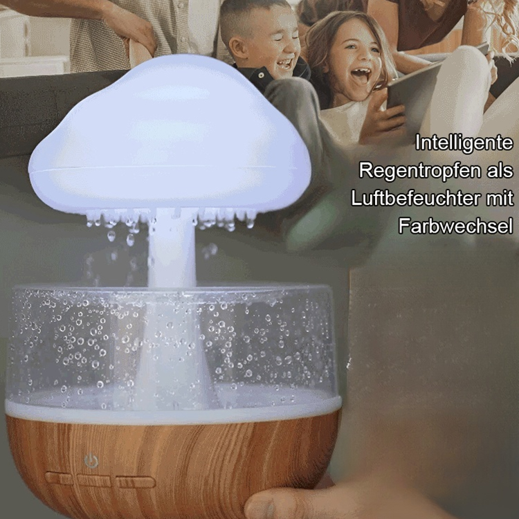 Cloudy Raindrops Smart Colour Changing Luftbefeuchter
