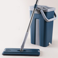 Lazy Hand-free Flat Mop (With Bucket)