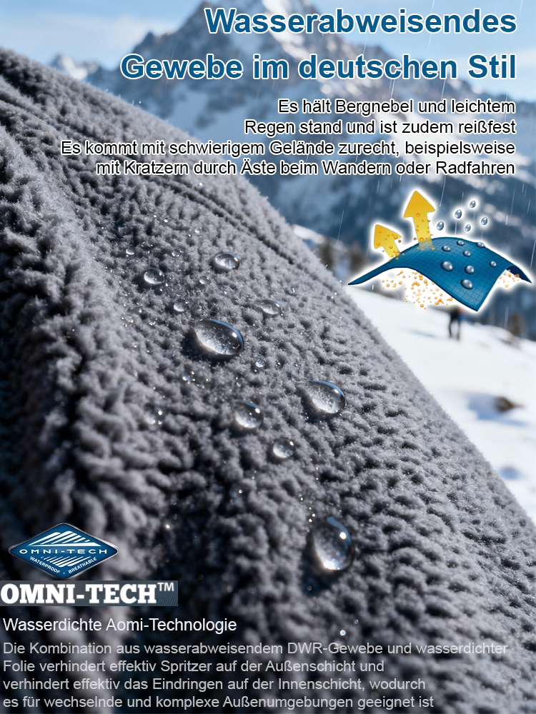 Export Norwegische einseitige doppelseitige Fleecejacke Herren