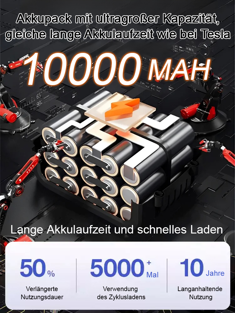 In drei Minuten 100 Quadratmeter Rasen mähen🌟 Kein Auftanken, kein Kabelanschluss, und kann mit einer Hand bedient werden. Zehnmal schärfer als herkömmliche Rasenmäher🌟