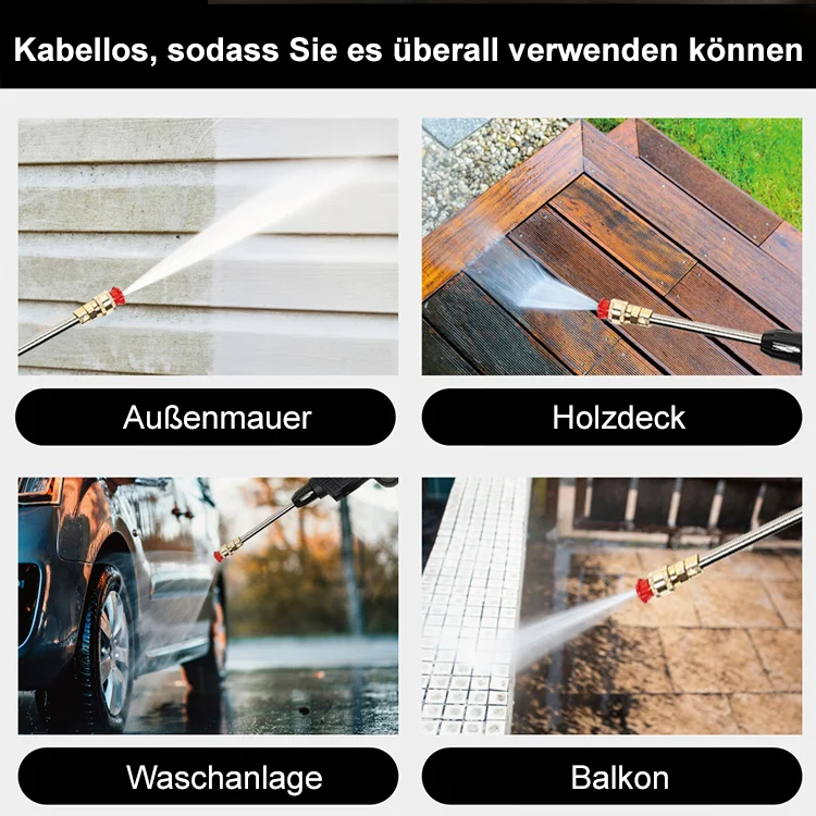 In zehn Minuten das ganze Auto gründlich reinigen 🌟 Entfernt mühelos 99% der Autoverschmutzungen, spart 50% Wasser im Vergleich zu anderen Marken 🌟 Reinigt das gesamte Auto mit nur einem Eimer Wasser 🌟