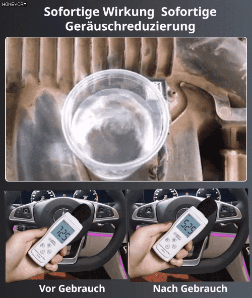 Verwendung für 1 Monat kann die Lebensdauer des Motors um 20 Jahre verlängern ✨ Bei einer Fahrleistung von 100.000 Kilometern können jährlich mehr als 2.000 Euro Kraftstoffkosten eingespart werden ✨ Nach der Anwendung reduziert sich das Motorgeräusch um 2