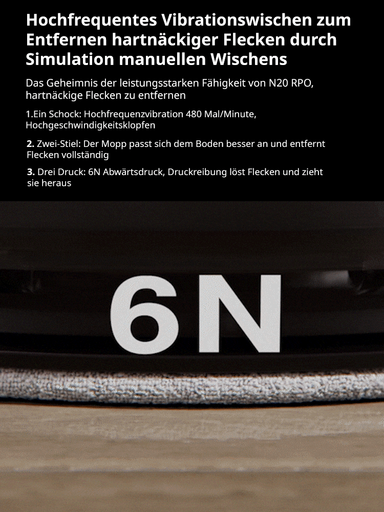 ECOVACS AI-Saugroboter ✨ Reinigt bis zu 500 Quadratmeter mit einer einzigen Ladung ✨ Kann Staub, Haare, Kaffeeflecken und Fett gründlich beseitigen, mit einer Sterilisationsrate von bis zu 99,99% ✨
