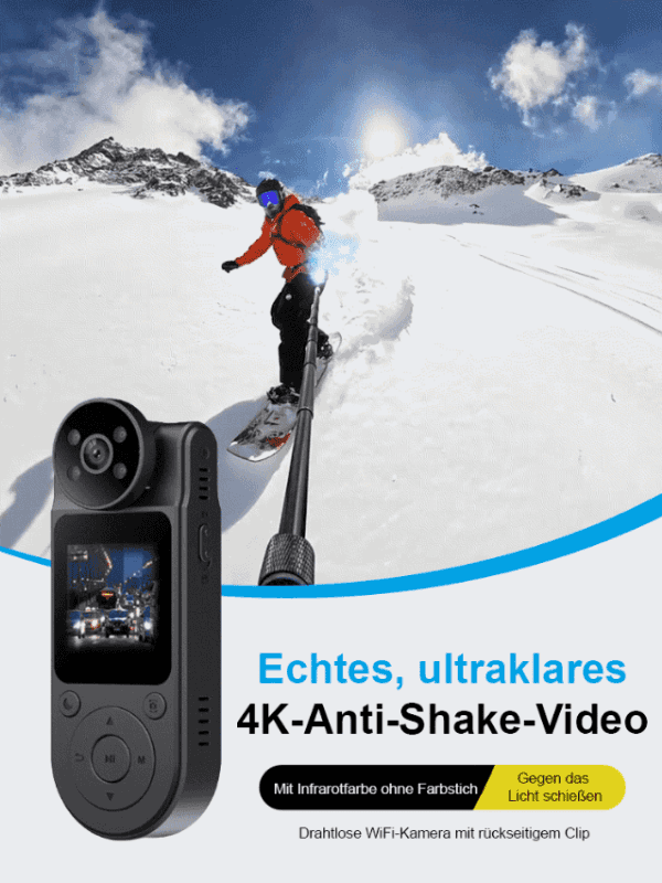 Selbst bei einem Stromausfall kann es den ganzen Tag lang weiter aufzeichnen. 🌟 In Kombination mit dem selbst entwickelten Starlight-CMOS und der Infrarot-Aufhellungstechnologie kann es auch in völliger Dunkelheit klare Aufnahmen machen. 🌟