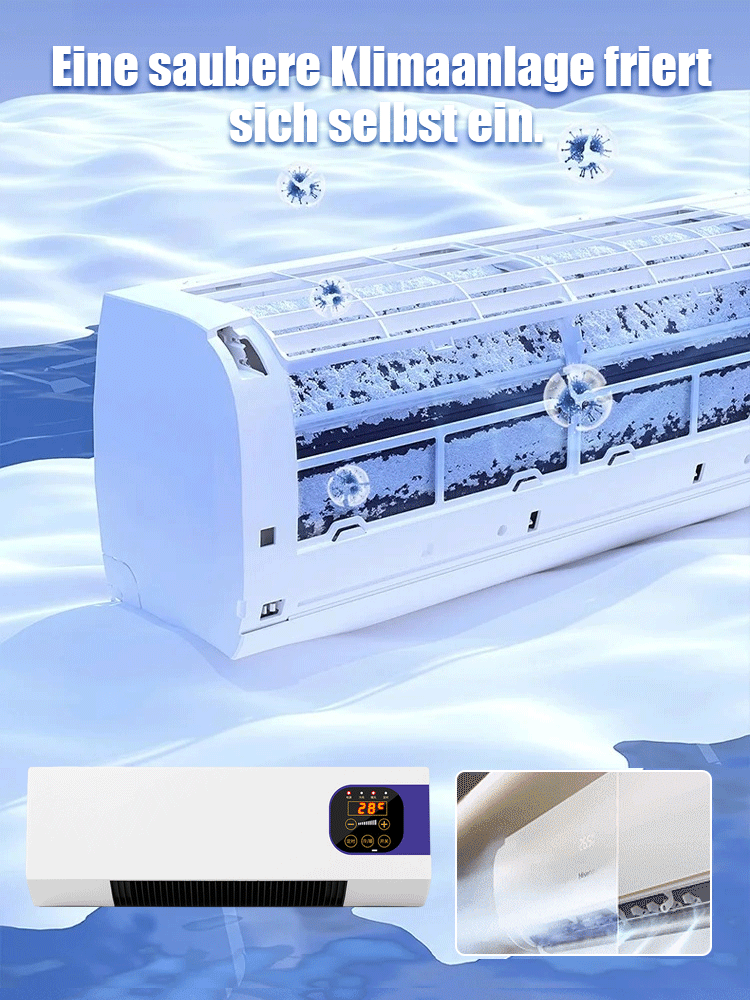 Verbraucht in zwölf Stunden nur eine Kilowattstunde. 🌟 Bläst in drei Sekunden kalte Luft und senkt die Temperatur schnell auf sechzehn Grad Celsius. 🌟 Keine externen Geräte nötig, einfach einstecken und verwenden. 🌟