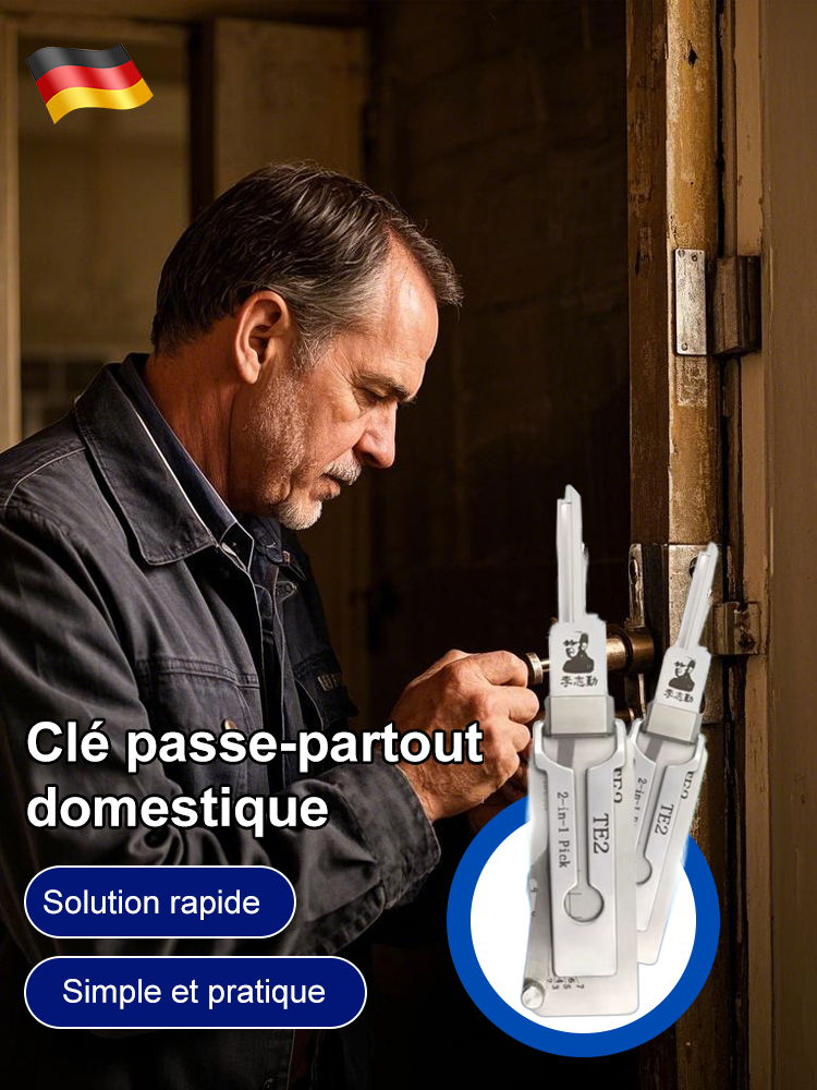 Schneller als ein Schlüssel, kann jedes Türschloss in 3 Sekunden öffnen 🌟 Kann auch den Inhalt des Schlosszylinders auslesen und einen Schlüssel kopieren 🌟