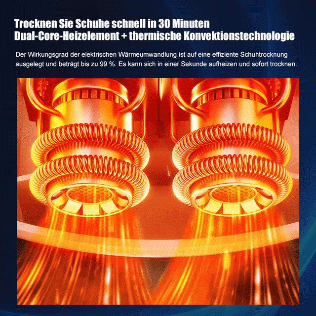 Intelligenter, zeitgesteuerter Schuhtrockner zum Desodorieren, Sterilisieren und Schnelltrocknen mit