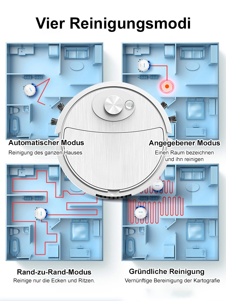 Effiziente Reinigung 3-in-1 Kehrmaschine