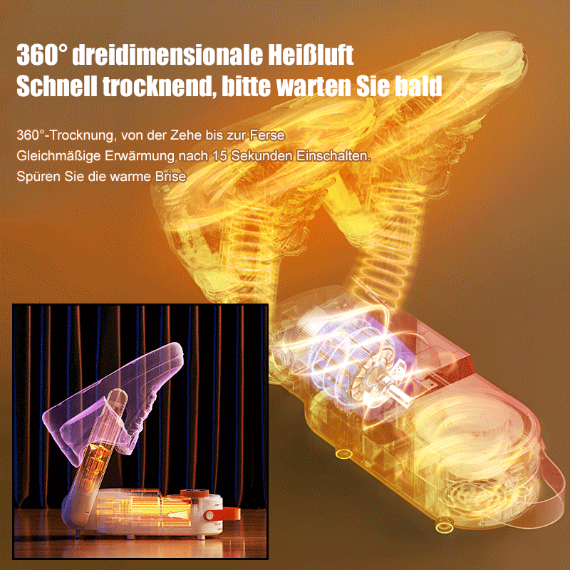 Intelligenter, zeitgesteuerter Schuhtrockner zum Desodorieren, Sterilisieren und Schnelltrocknen mit