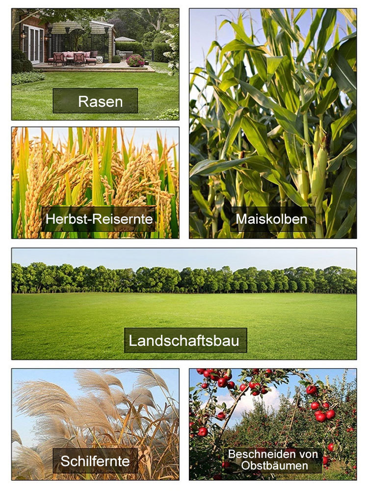  1.000 Quadratmeter Rasen in nur einem Tag fertig gemäht 🌟 Kein Tanken, kein Aufladen erforderlich, zehnmal schärfer als herkömmliche Rasenmäher 🌟