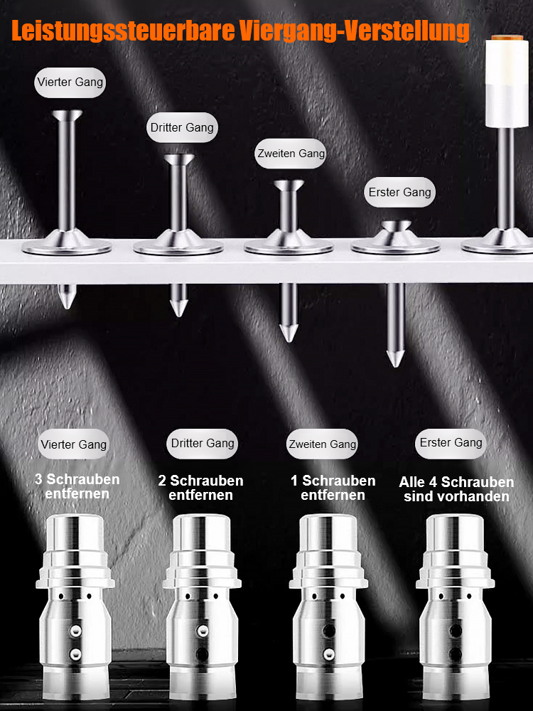 Manuelle Nagelpistole mit Schalldämpfer🎊Hergestellt aus Luftfahrt-Aluminiumlegierung✨, dauert die Befestigung von Gegenständen nur zwei Sekunden⚡. Keine Stromversorgung erforderlich, einfach den Nagel einfügen und den Knopf drücken🌟.