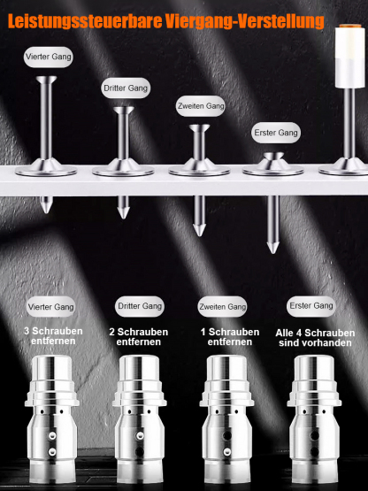 Manuelle Nagelpistole mit Schalldämpfer🎊Hergestellt aus Luftfahrt-Aluminiumlegierung✨, dauert die Befestigung von Gegenständen nur zwei Sekunden⚡. Keine Stromversorgung erforderlich, einfach den Nagel einfügen und den Knopf drücken🌟.