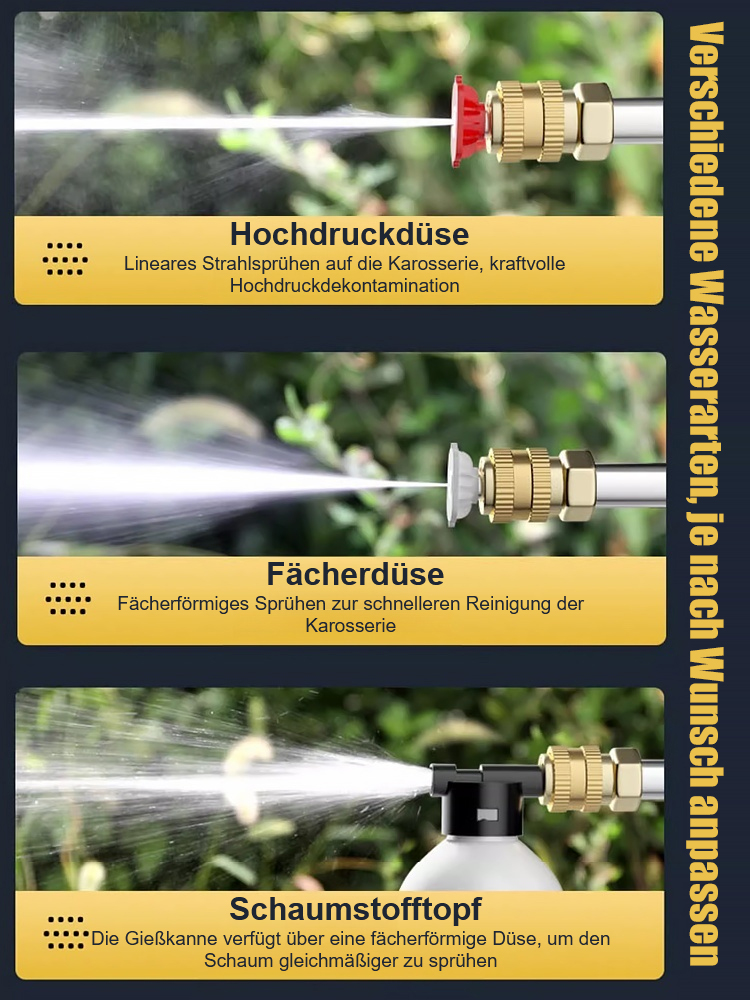 [Must-have für Familien] Multifunktionale Bewässerungs-Autowaschmaschine